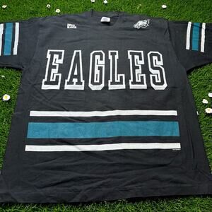 Vintage 1996 Pro Player NFL Philadelphia Eagles Jersey Style T-Shirt Men’s XXL